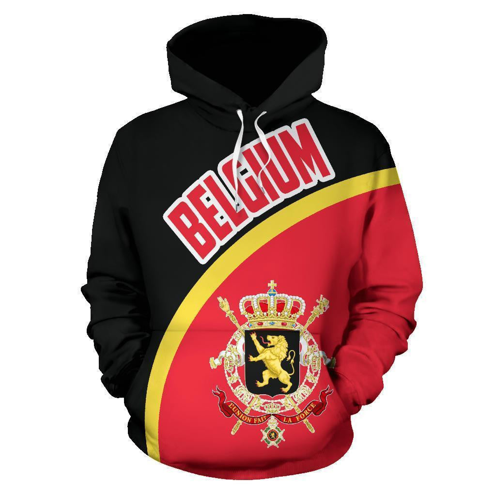 Belgium Hoodie Wave Flag Color TH90 - Amaze Style�?�