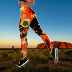 Aboriginal Naidoc Week 2021 Turtle Lizard Combo Legging Tank - Amaze Style�?�