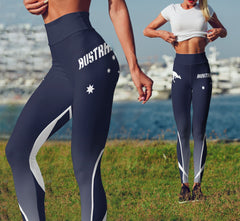 Australia Active High Waist Leggings - Amaze Style�?�-Apparel