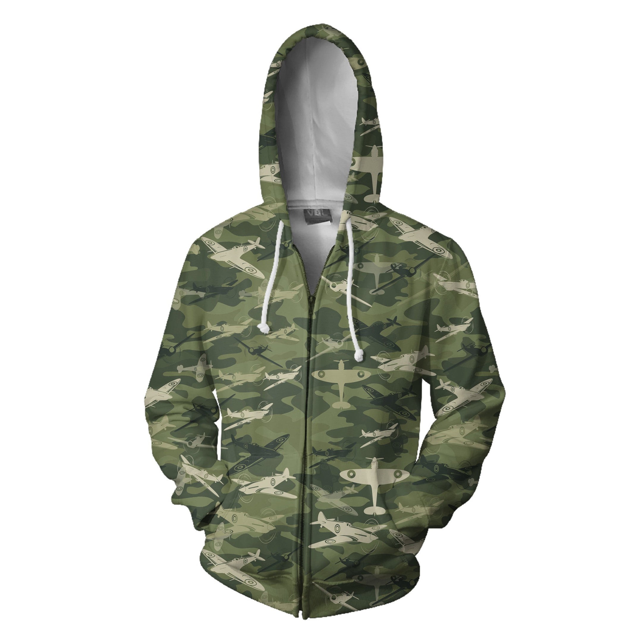 3D All Over Supermarine Spitfire Hoodie - Amaze Style�?�