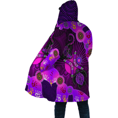 Aboriginal Naidoc Week 2021 Purple Turtle Lizard Sun Cloak - Amaze Style�?�