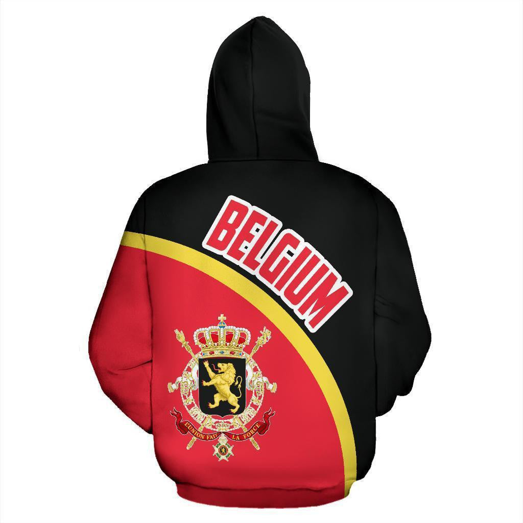 Belgium Hoodie Wave Flag Color TH90 - Amaze Style�?�