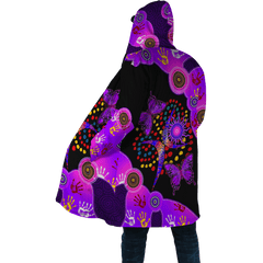 Aboriginal Naidoc Week 2021 Purple Butterflies Cloak For Men And Women - Amaze Style�?�