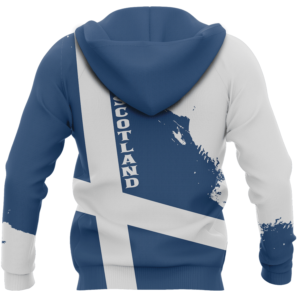 Scotland Flag Pullover Hoodie Brush Style - Amaze Style�?�