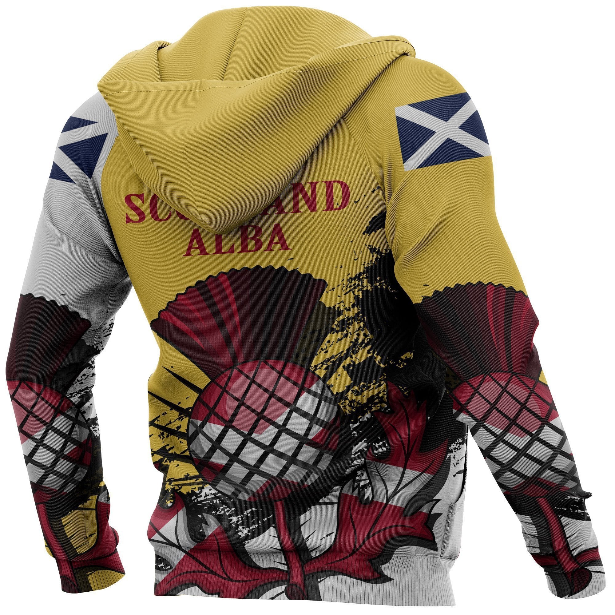 Scotland Pullover Hoodie Special Yellow Version HD1200C - Amaze Style�?�