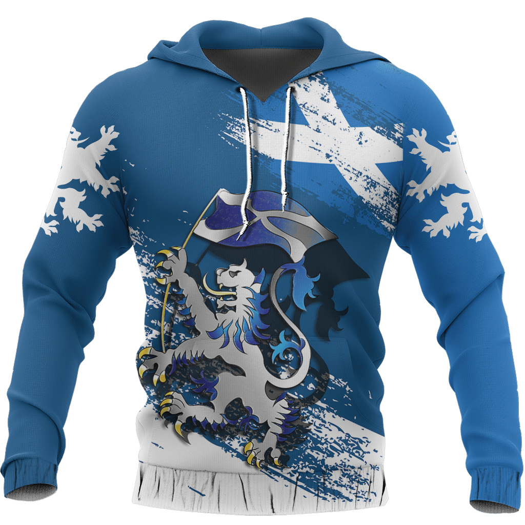 Scottish Rampant Lion Holding The Flag Hoodie - Amaze Style�?�-Apparel