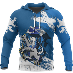 Scottish Rampant Lion Holding The Flag Hoodie - Amaze Style�?�-Apparel