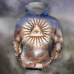 3D All Over Print Regular Masons Hoodie - Amaze Style�?�