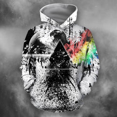 3D All Over Print Red White & Floyd Hoodie - Amaze Style�?�