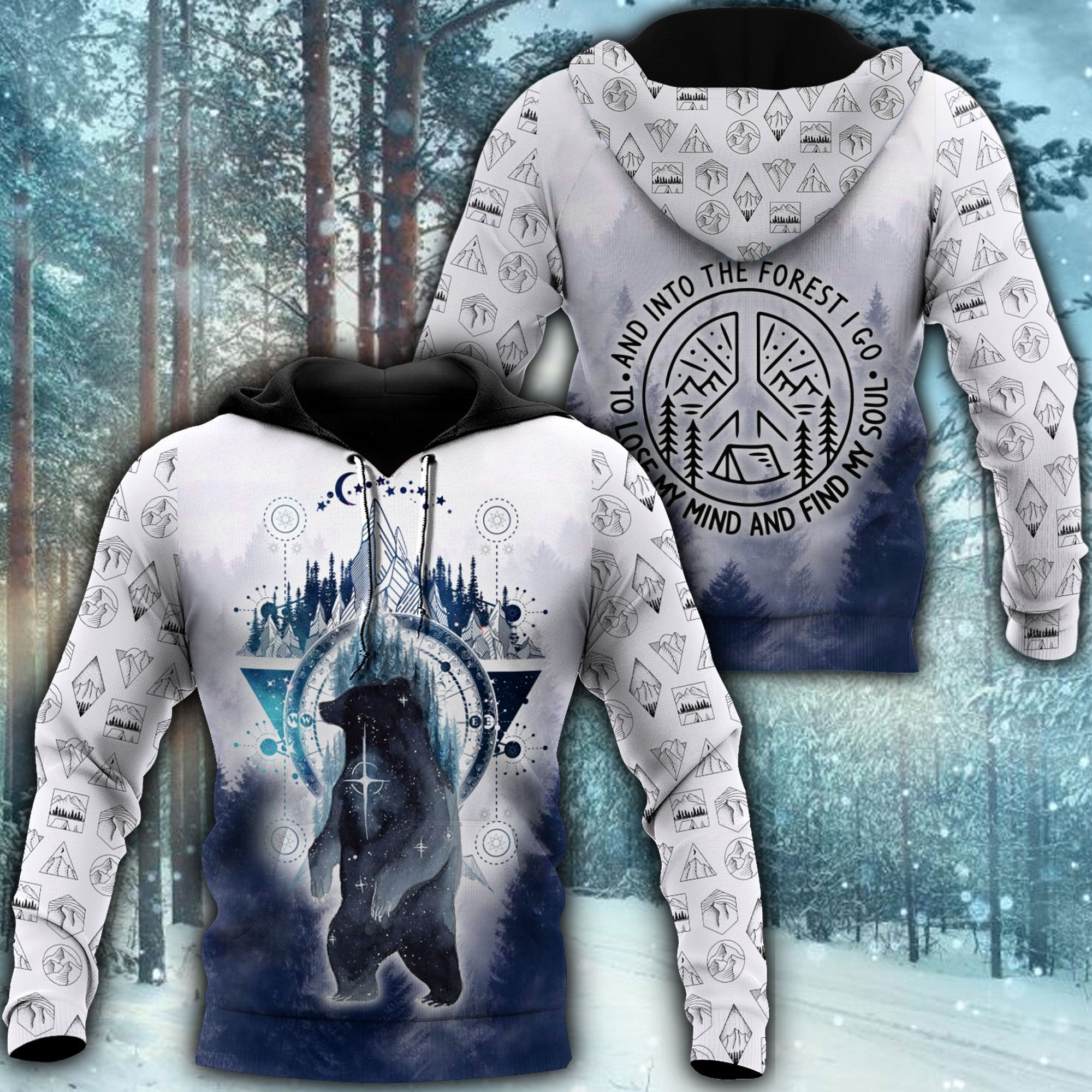 Camping 3D All Over Printed Unisex Shirts Winter Camping - Amaze Style�?�