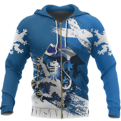 Scottish Rampant Lion Holding The Flag Hoodie - Amaze Style�?�-Apparel