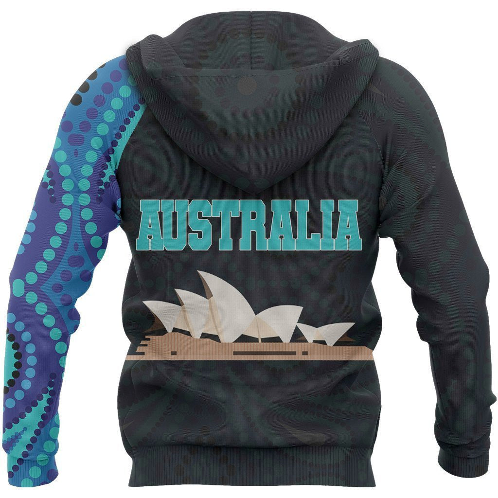 Australia In My Heart Aboriginal Tattoo Sydney Opera House Hoodie - Amaze Style�?�-Apparel