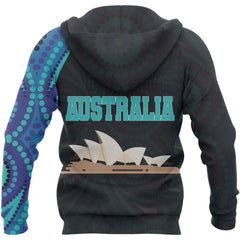 Australia In My Heart Aboriginal Tattoo Sydney Opera House Hoodie - Amaze Style�?�-Apparel