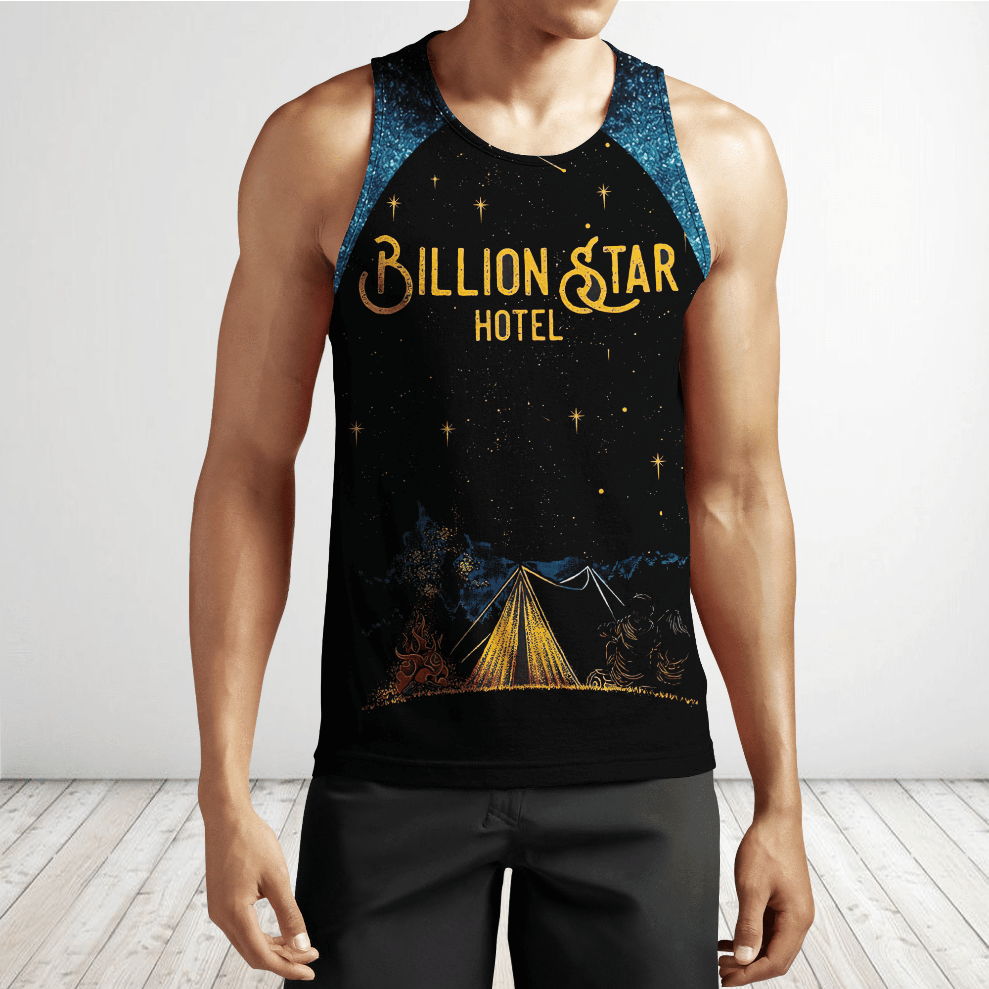 Camping 3D All Over Printed Unisex Shirts Billion Star Hotel - Amaze Style�?�