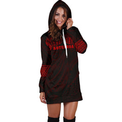 Aotearoa Maori Tattoo Hoodie Dress Red K4 - Amaze Style�?�