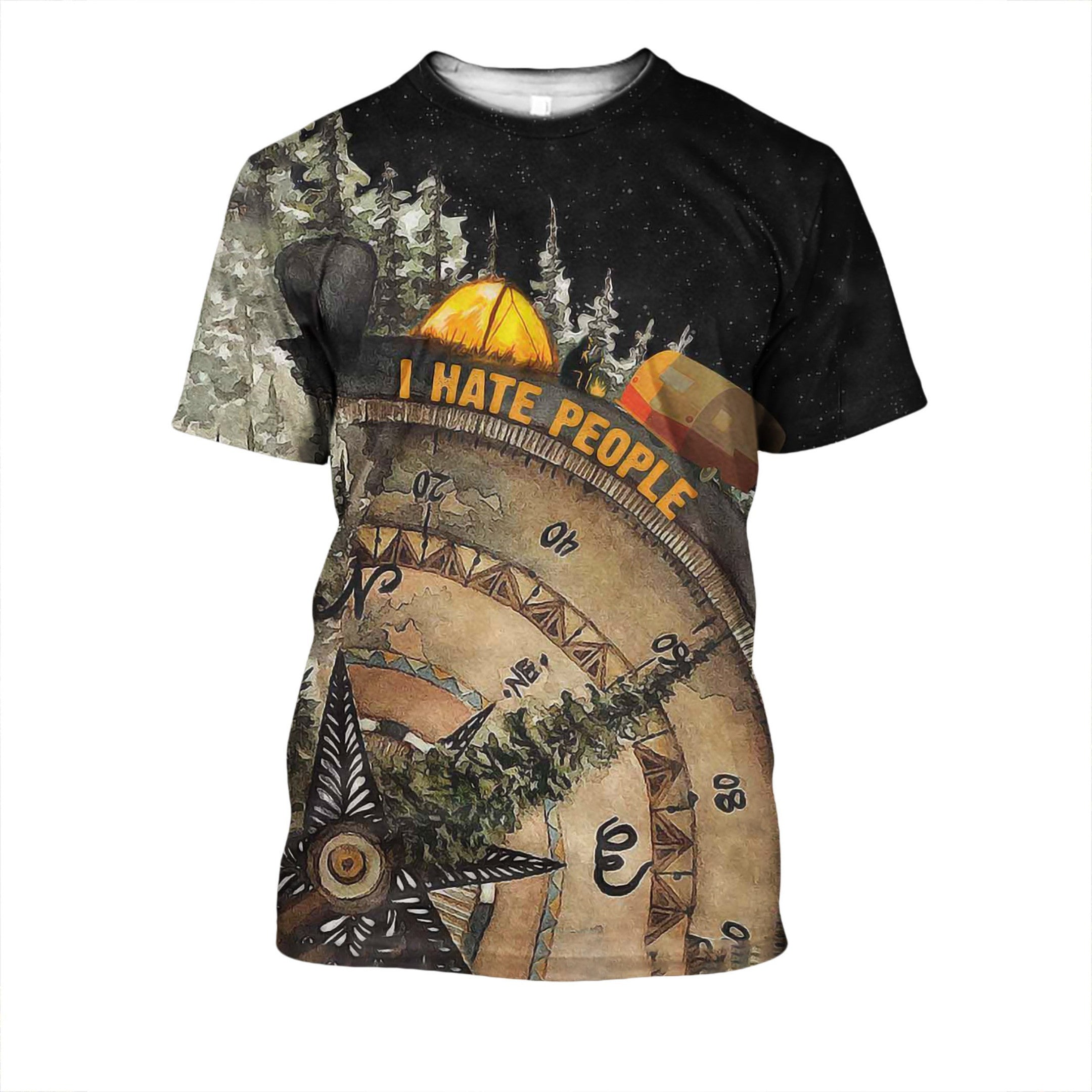 3D All Over Print I hate People Shirt - Amaze Style�?�