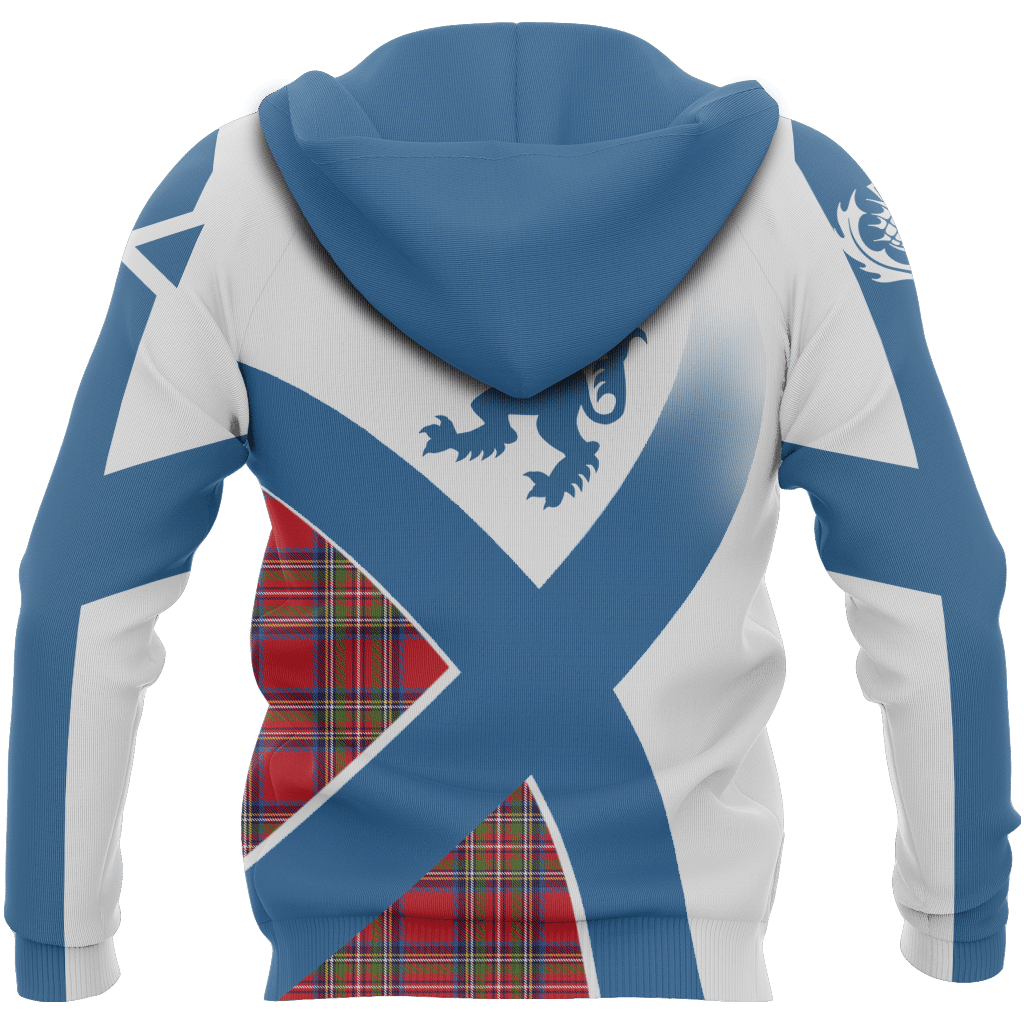 Scottish Flag Tartan Hoodie - Amaze Style�?�