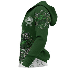 Celtic Shamrock & Sword Pullover Hoodie A7 - Amaze Style�?�-Apparel