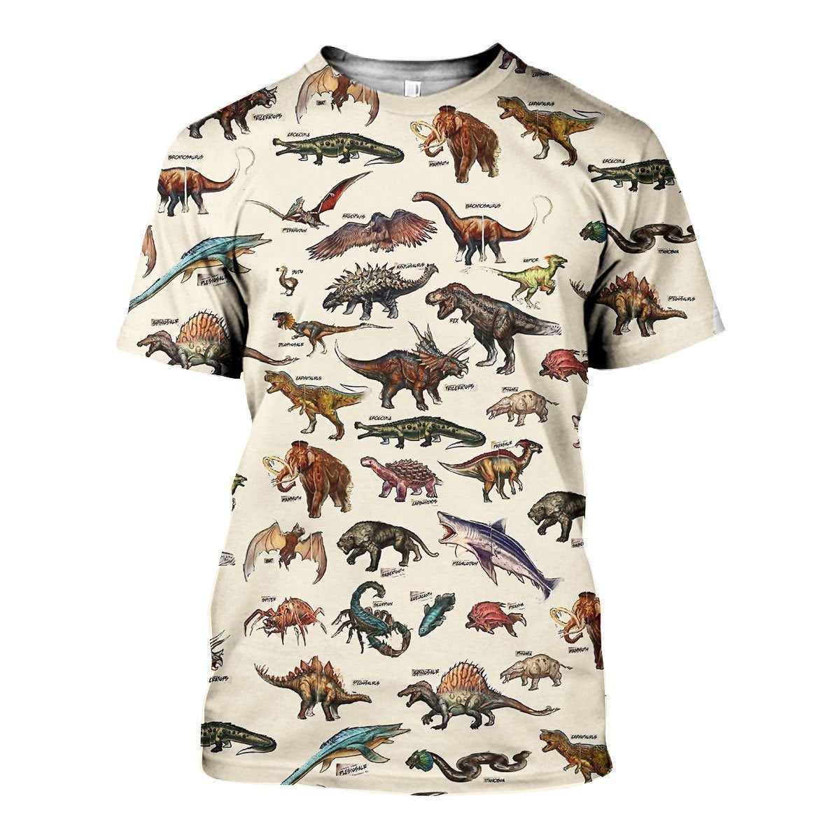 3D All Over Printed Dinosaur & Wildlife Of The Ark Shirts and Shorts - Amaze Styleï¿½?ï¿½