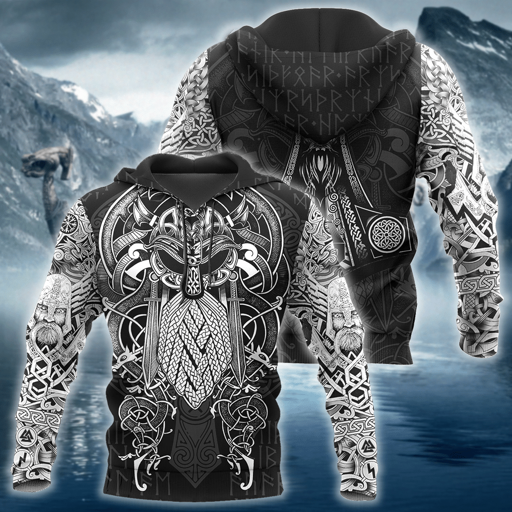 Vikings Odin Hoodie - Amaze Style�?�-Apparel