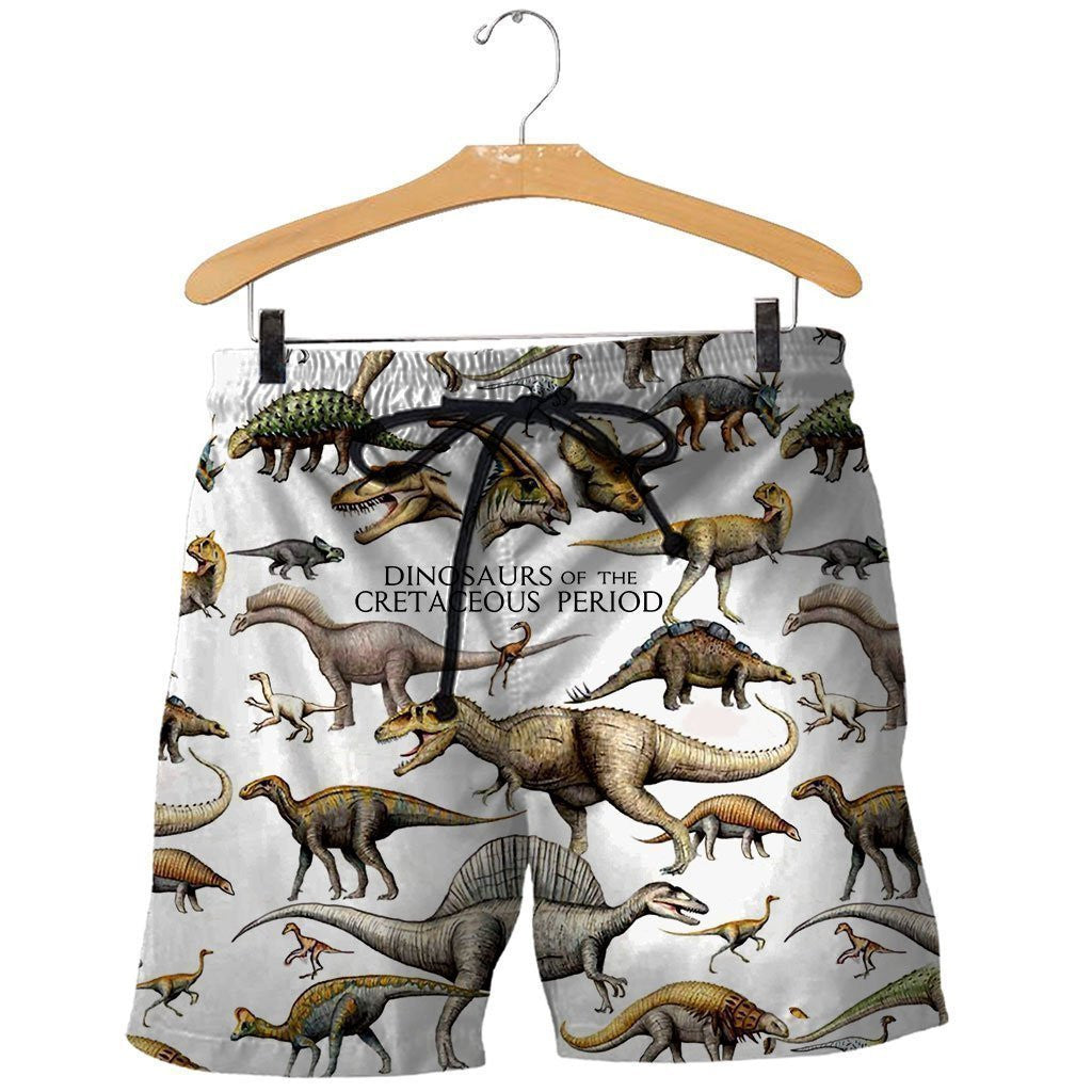 3D All Over Printed Dinosaurs Of The Cretaceous Period Shirts And Shorts - Amaze Styleï¿½?ï¿½