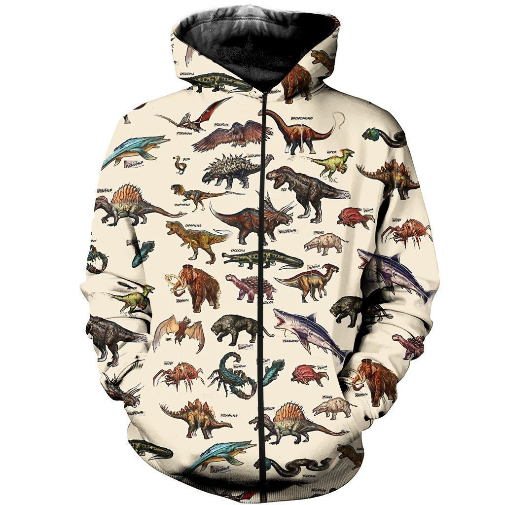 3D All Over Printed Dinosaur & Wildlife Of The Ark Shirts and Shorts - Amaze Styleï¿½?ï¿½