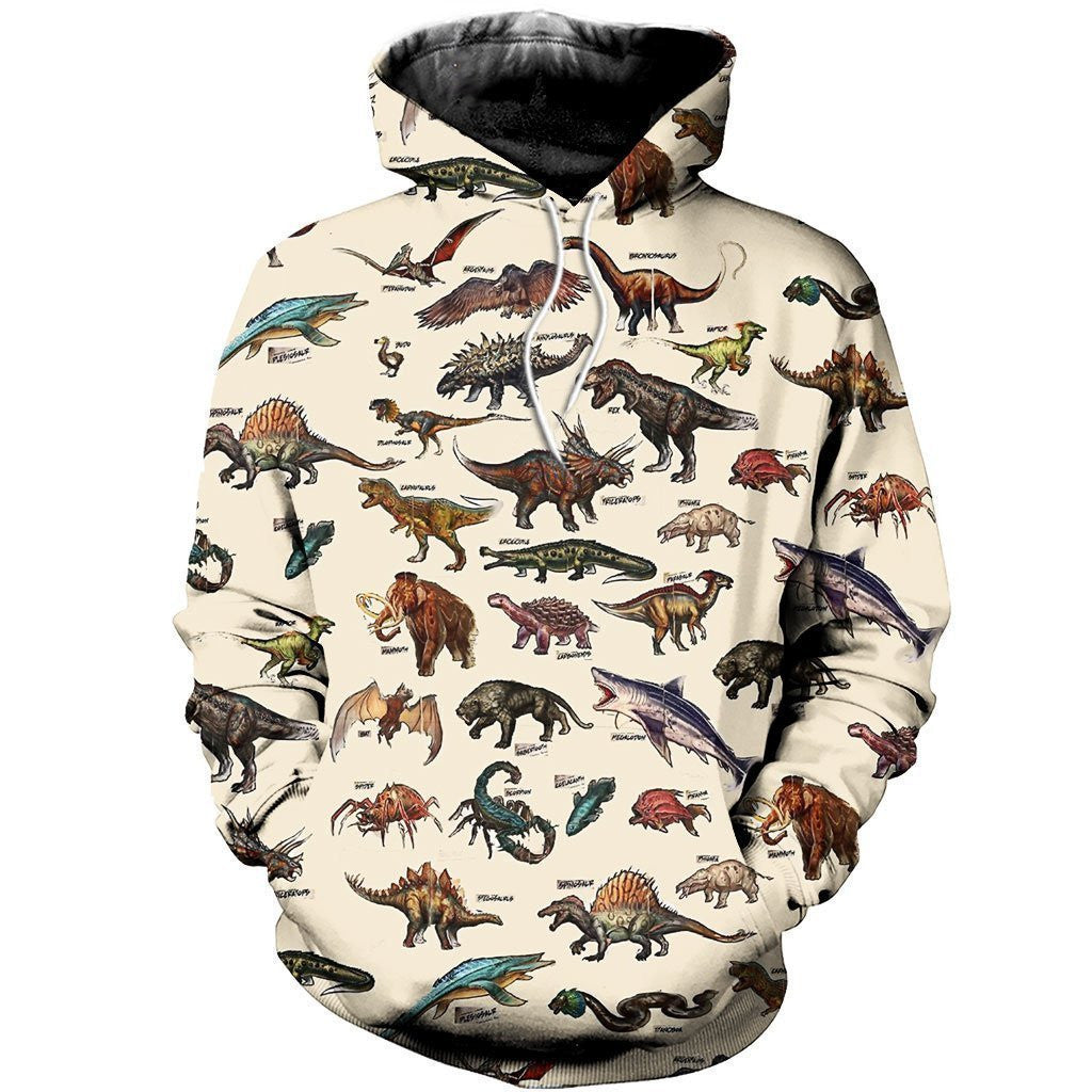 3D All Over Printed Dinosaur & Wildlife Of The Ark Shirts and Shorts - Amaze Styleï¿½?ï¿½