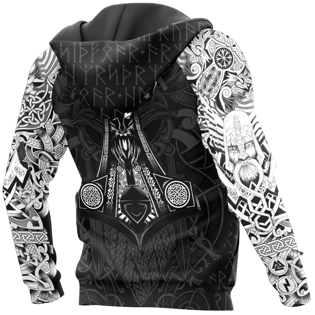 Vikings Odin Hoodie - Amaze Style�?�-Apparel