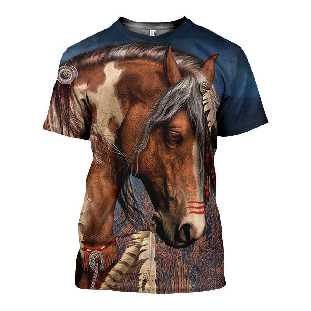 3D All Over Printed Horse Shirts and Shorts - Amaze Style�?�