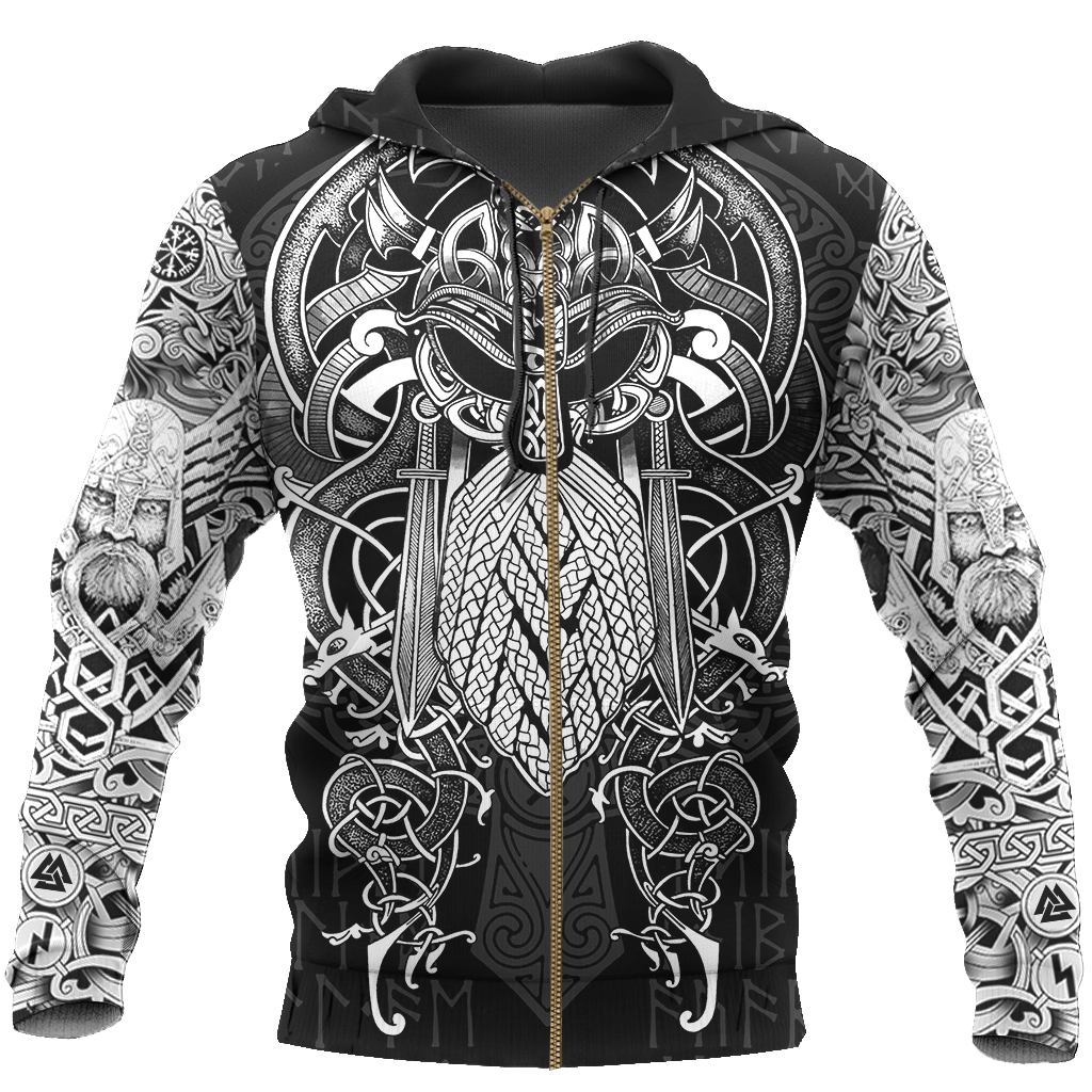 Vikings Odin Hoodie - Amaze Style�?�-Apparel