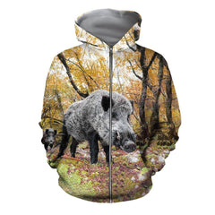 3D All Over Printed Autumn Hunting Boar Shirts and Shorts - Amaze Style�?�