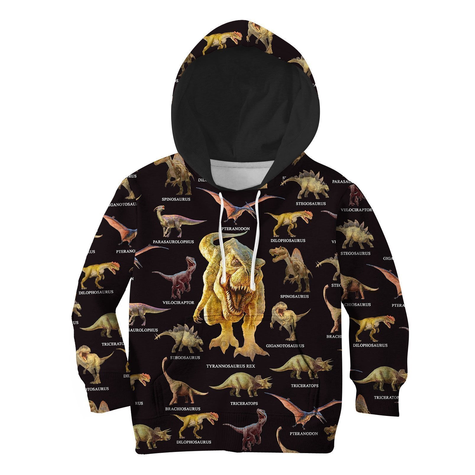 3D All Over Printed Black Dinosaurs T-Rex Shirts - Amaze Styleï¿½?ï¿½