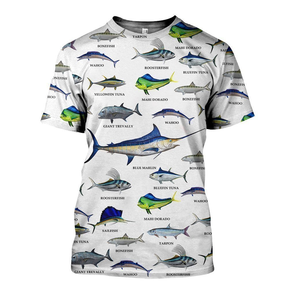 3D All Over Printed Fishing Collection Shirts - Amaze Style�?�