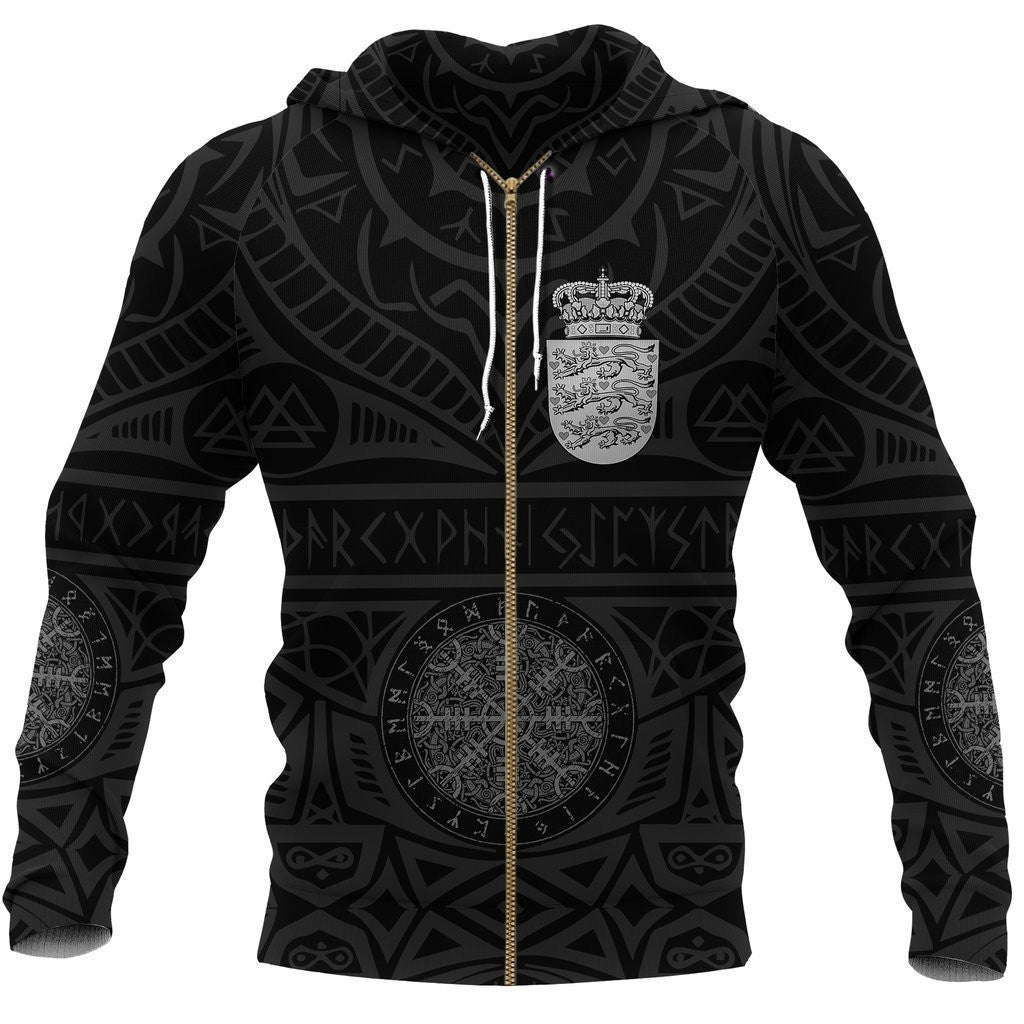 Denmark Vikings Tattoo Hoodie - Amaze Style�?�-Apparel