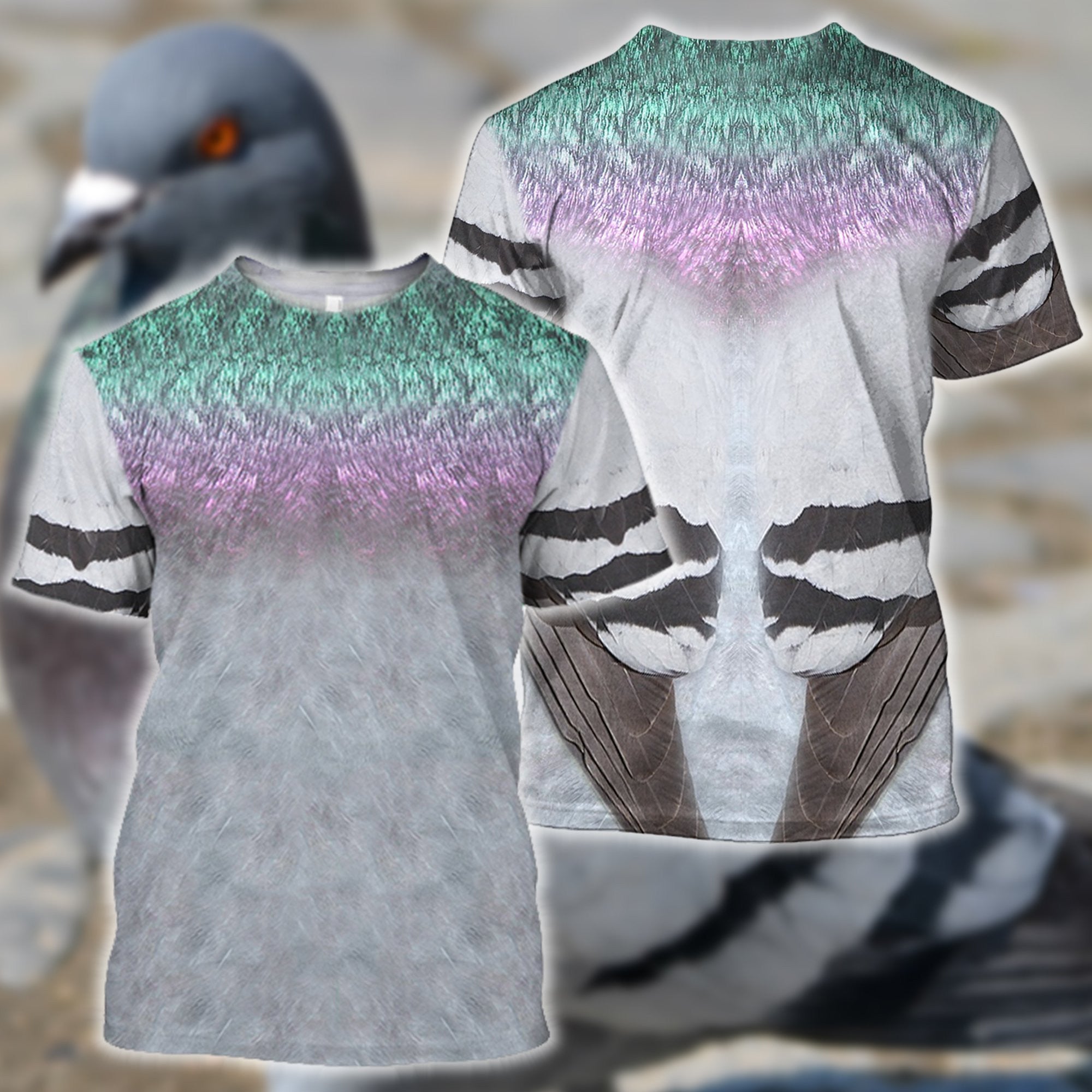 3D All Over Printed Pigeon Cover Shirts and Shorts - Amaze Style�?�