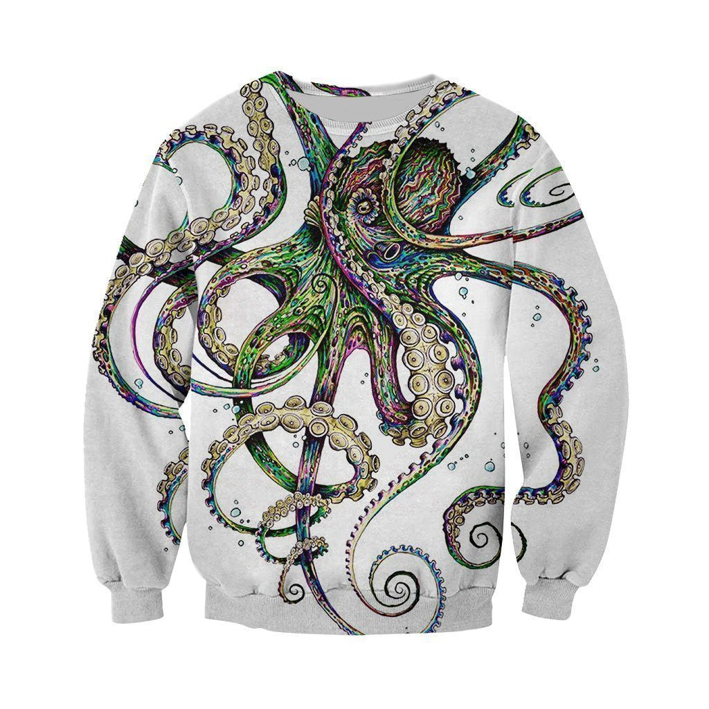 3D All Over Printed Octopsychedelia Shirts and Shorts - Amaze Style�?�