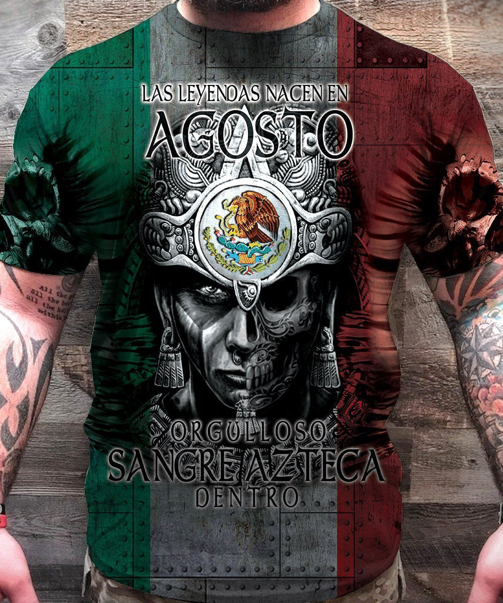 3D All Over Aztec Warrior Mexican 08 Hoodie - Amaze Style�?�