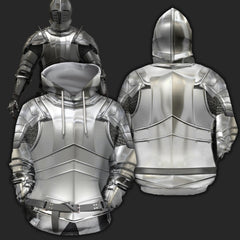 3D All Over Printed Knight Armor Tops - Amaze Style�?�