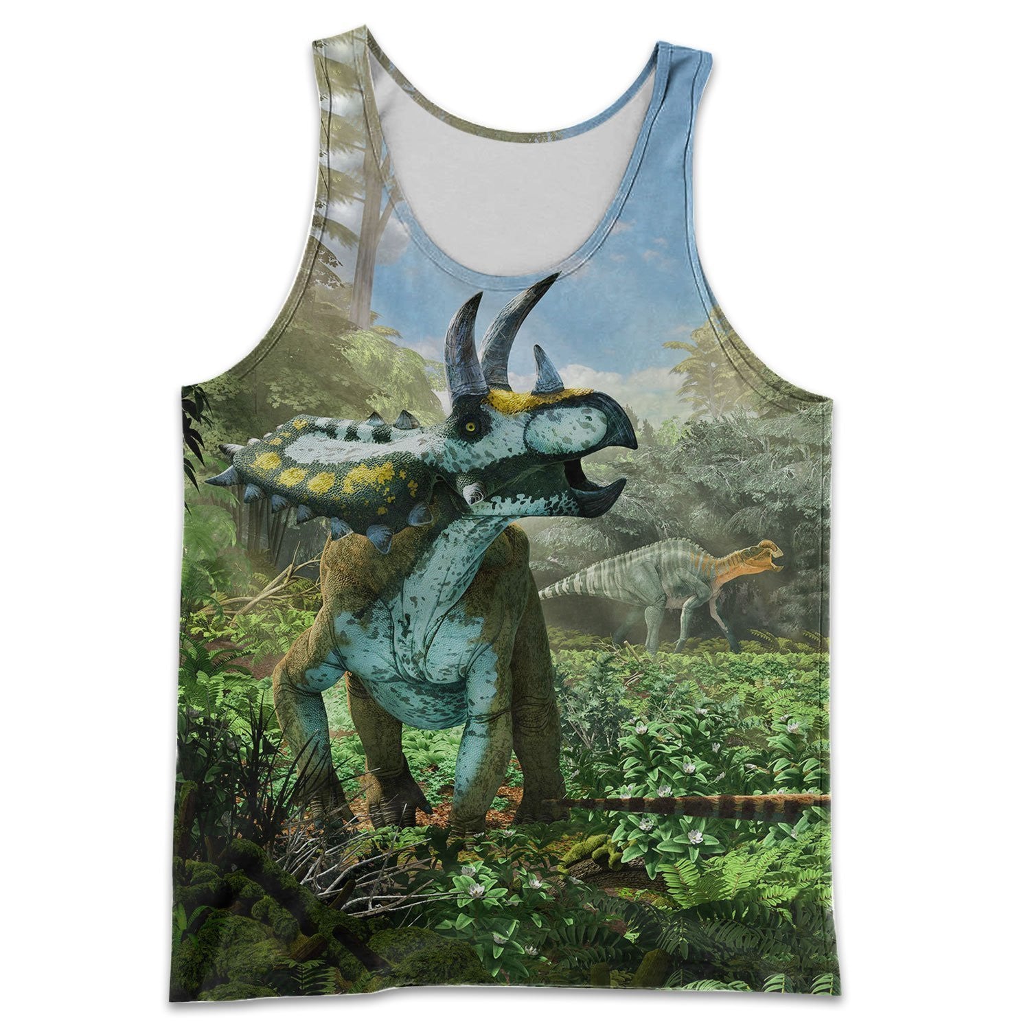 3D All Over Printed Coahuilaceratops Dinosaurs Art Shirts And Shorts - Amaze Styleï¿½?ï¿½