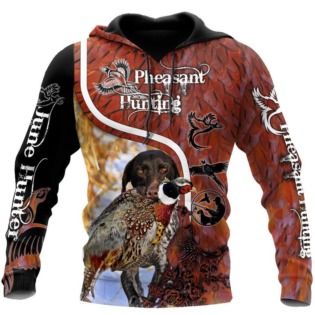 Premium Pheasant Hunting June Hunter Camo 3D Over Printed Unisex Shirts ML - Amaze Style�?�-Apparel