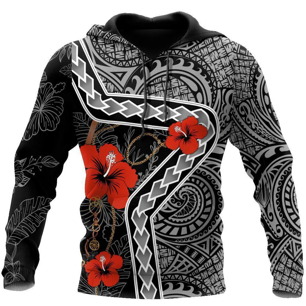 Amazing Polynesian Tattoo Hoodie-ML - Amaze Style�?�-Apparel