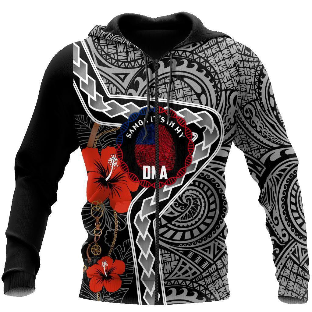 Amazing Polynesian Samoa Tattoo Hoodie-ML - Amaze Style�?�-Apparel