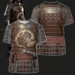 3D All Over Printed Dragon Samurai Armor - Amaze Style�?�