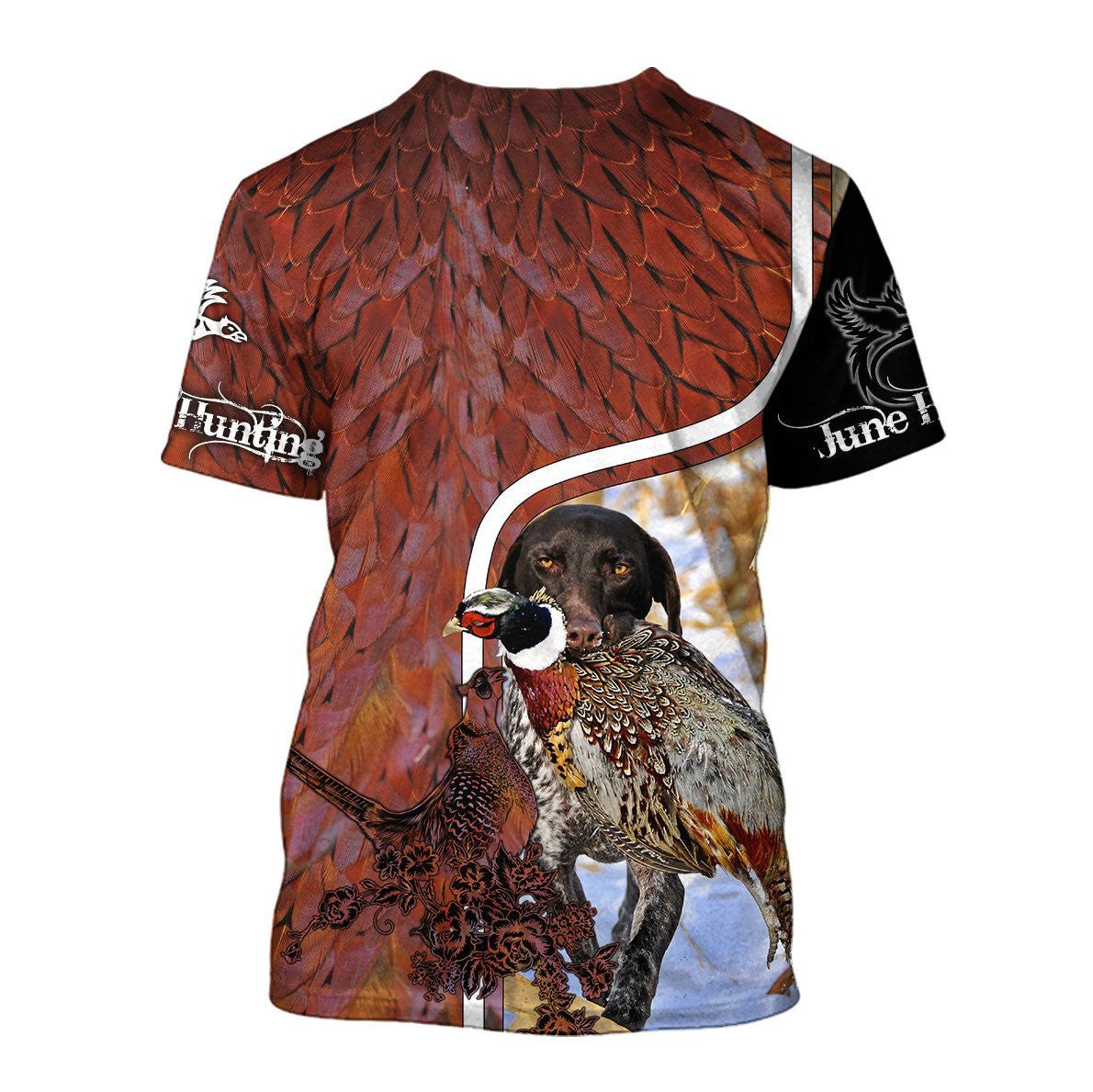 Premium Pheasant Hunting June Hunter Camo 3D Over Printed Unisex Shirts ML - Amaze Style�?�-Apparel