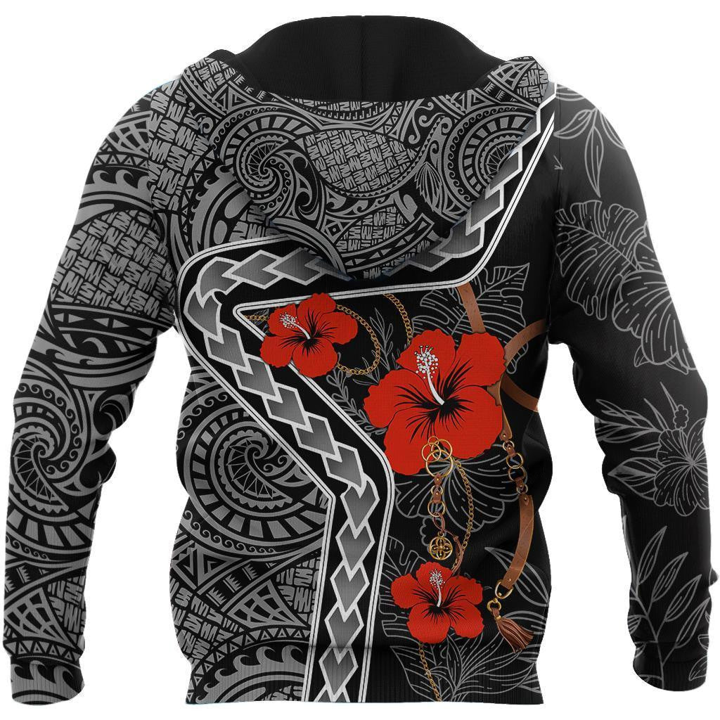 Amazing Polynesian Tattoo Hoodie-ML - Amaze Style�?�-Apparel