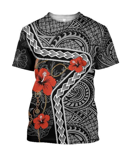 Amazing Polynesian Tattoo Hoodie-ML - Amaze Style�?�-Apparel