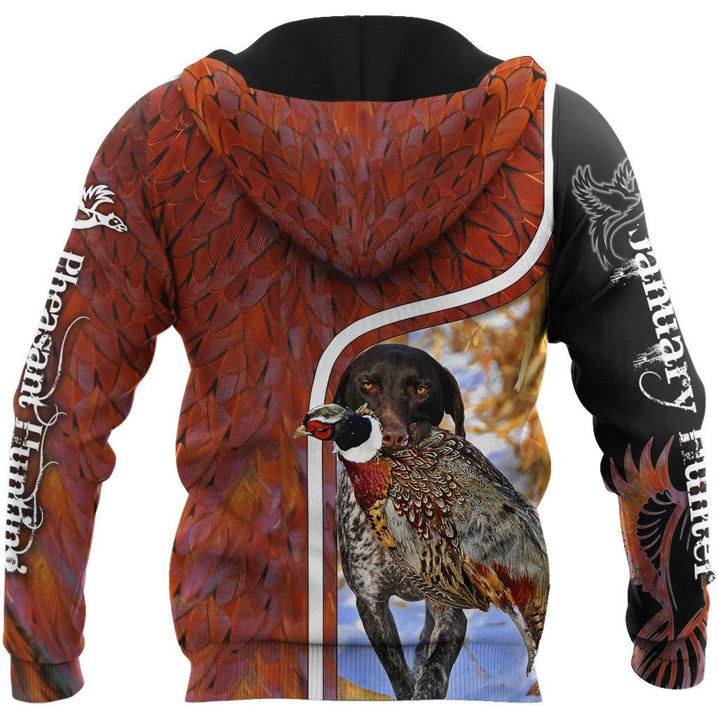 Premium Pheasant Hunting January Hunter Camo 3D Over Printed Unisex Shirts ML - Amaze Style�?�-Apparel