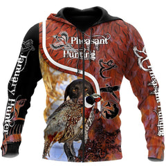 Premium Pheasant Hunting January Hunter Camo 3D Over Printed Unisex Shirts ML - Amaze Style�?�-Apparel