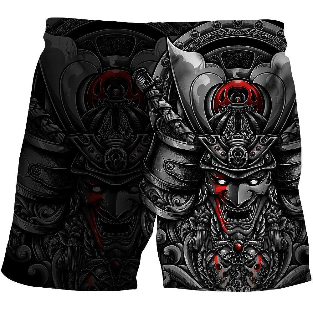 Samurai Helmet Tattoo 3D Over Printed Unisex Hoodie-ML - Amaze Style�?�