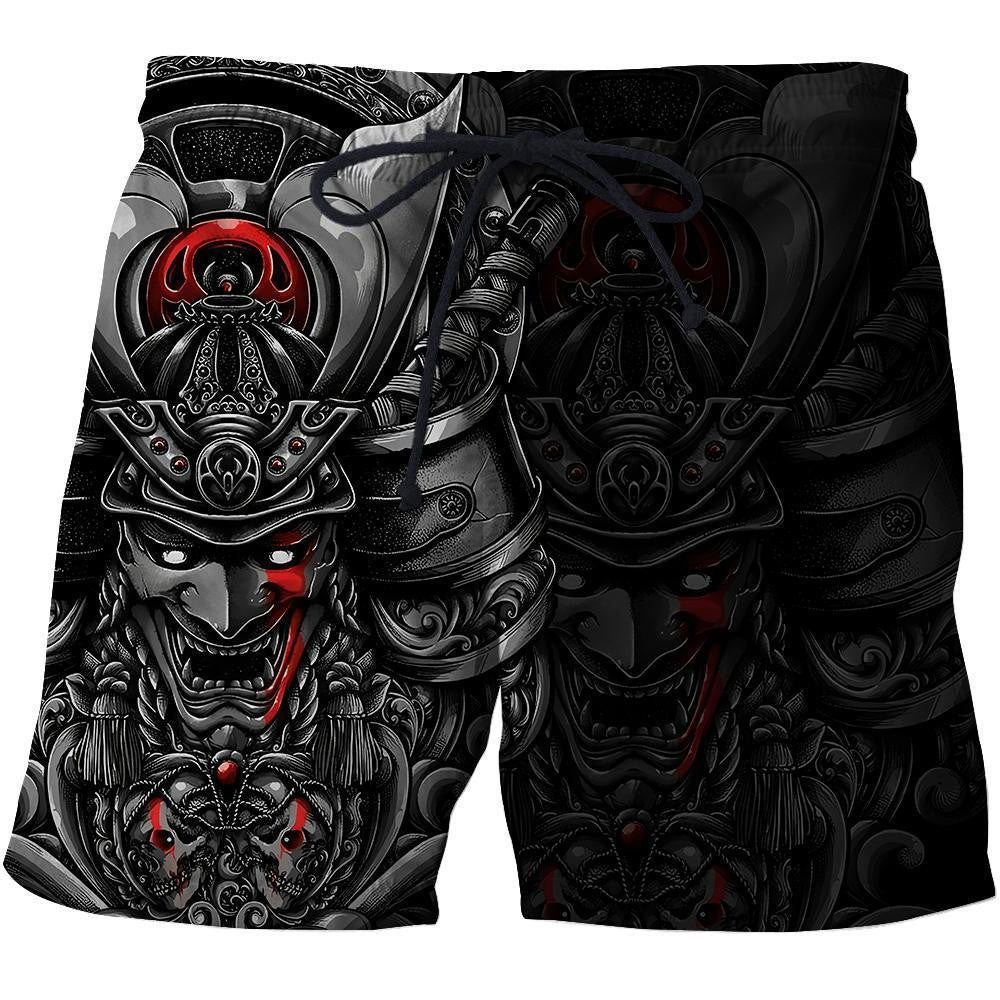 Samurai Helmet Tattoo 3D Over Printed Unisex Hoodie-ML - Amaze Style�?�